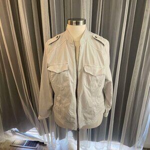 Torrid Size 3 cream Utility Jacket